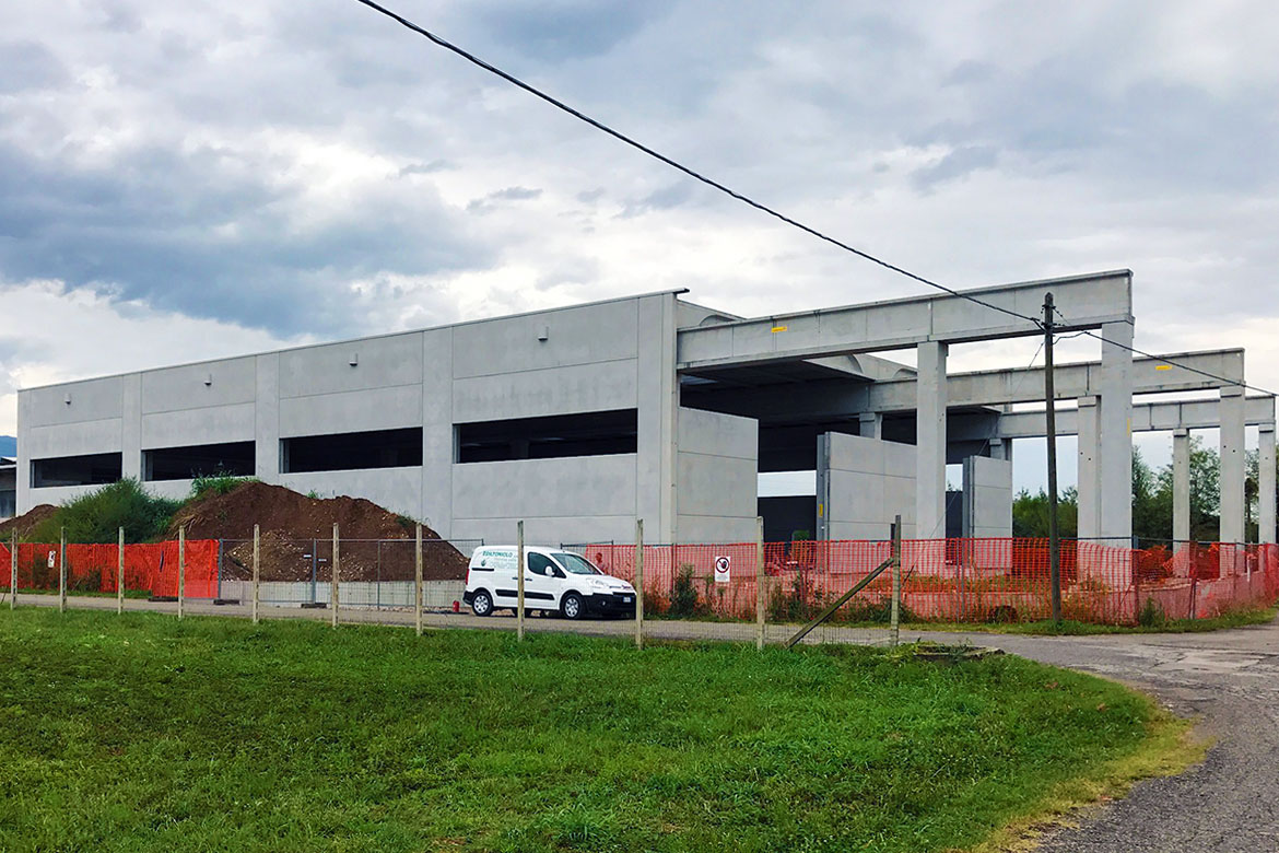 Nuova costruzione capannone industriale a Cassola